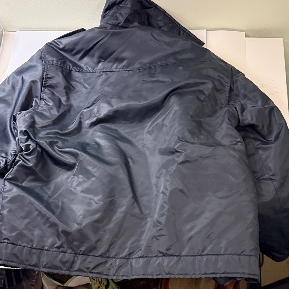 Vintage Navy Blue Jacket, police - Picture 10 of 14